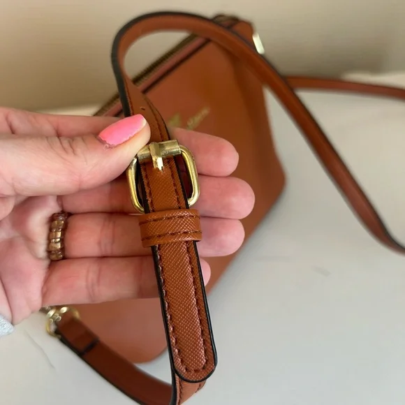 Simply Southern Honey Leather Crossbody Purse Bag Adjustable Strap Small - Picture 13 of 16